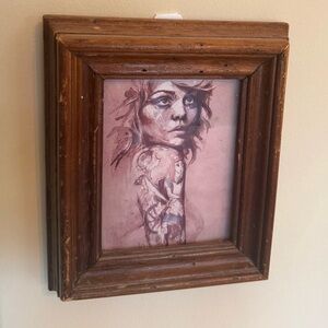 Rustic Brown Framed Art Print